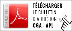 Téléchargez le bulletin d'adhésion CGA / APL